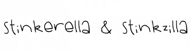 Stinkerella & Stinkzilla  Fuentes Gratis Descargar
