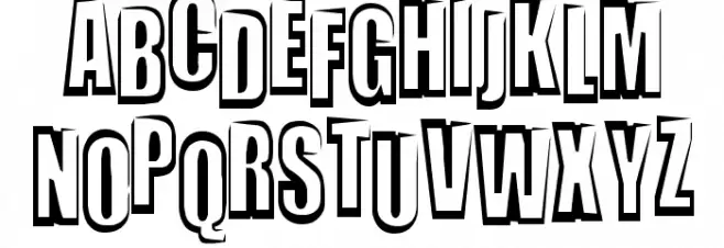 Stinkin Boop Font Schriftart Groß