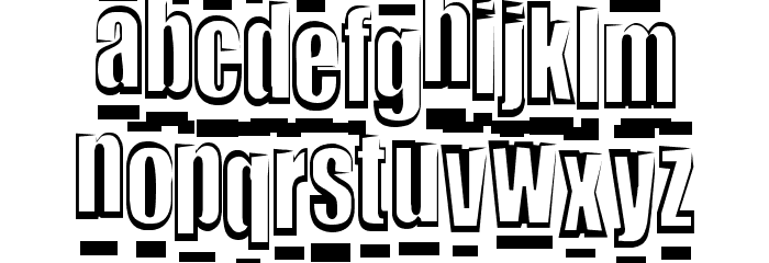 Stinkin Boop Font Font LOWERCASE