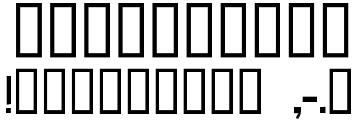 Stinko Font OTHER CHARS