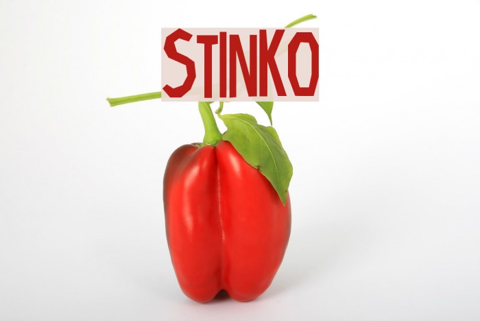 Stinko Font examples