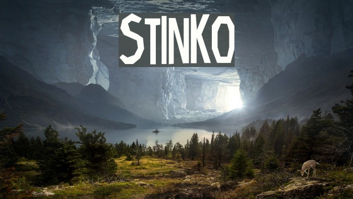 Stinko Font examples