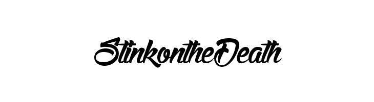 StinkontheDeath  Frei Schriftart Herunterladen