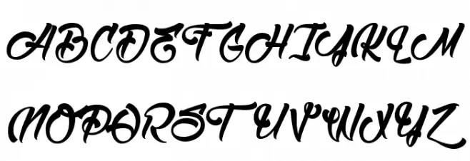 StinkontheDeath フォント 大文字