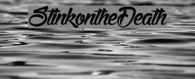 StinkontheDeath Font examples