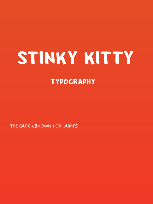 Stinky Kitty Poster