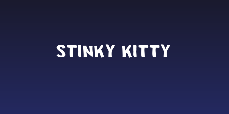 Stinky Kitty Social Header