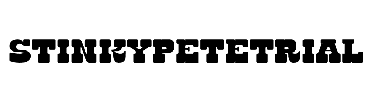 Stinky Pete Trial  Frei Schriftart Herunterladen