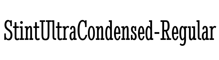 StintUltraCondensed-Regular  Fuentes Gratis Descargar