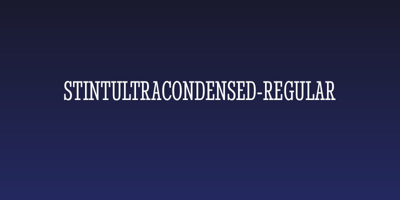 StintUltraCondensed-Regular Social Header