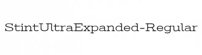StintUltraExpanded-Regular  Fuentes Gratis Descargar