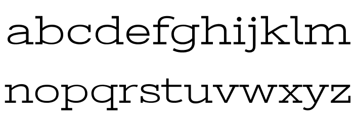StintUltraExpanded-Regular Font LOWERCASE