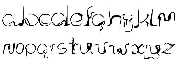 Stipeta Oddtype Font LOWERCASE