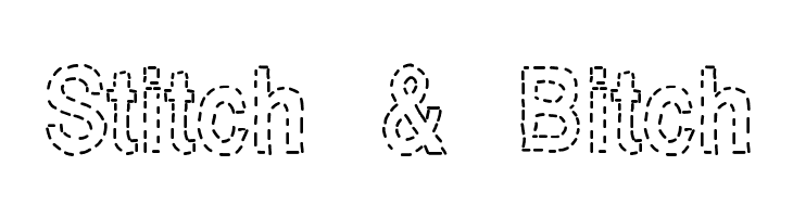 Stitch & Bitch  font caratteri gratis