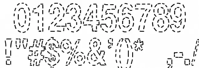 Stitch & Bitch Font OTHER CHARS