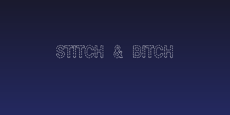 Stitch & Bitch Social Header
