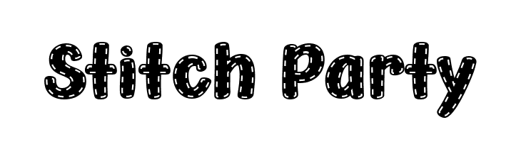 Stitch Party  フリーフォントのダウンロード