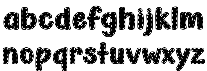 Stitch Party Font LOWERCASE