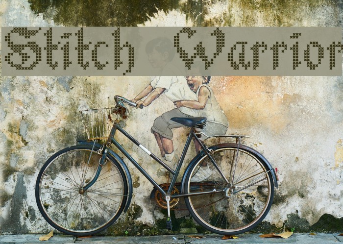 Stitch Warrior Font examples