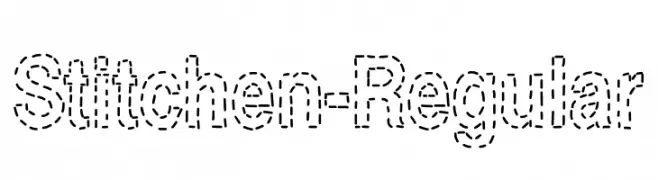 Stitchen-Regular  フリーフォントのダウンロード