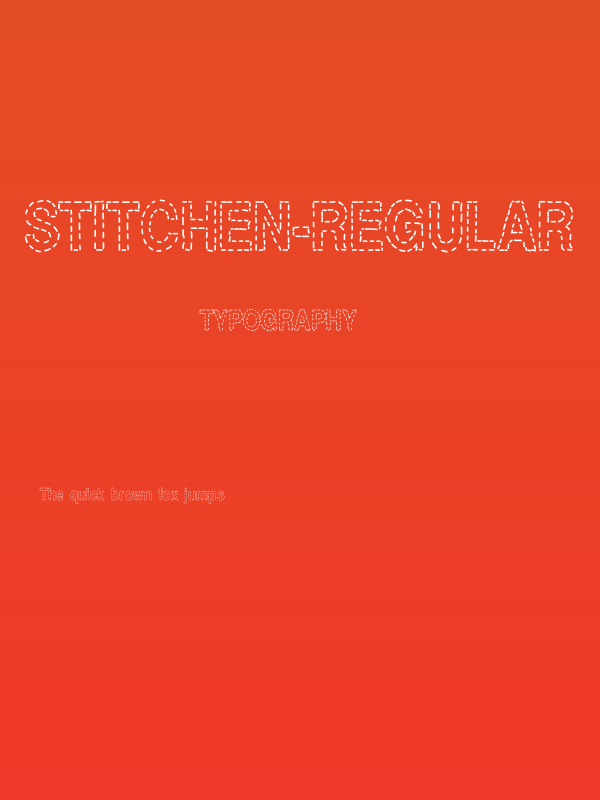 Stitchen-Regular Poster