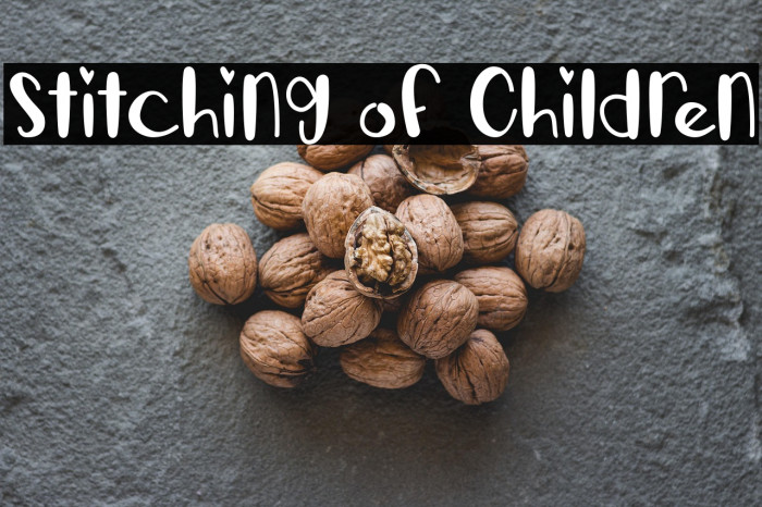 Stitching of Children Example 1