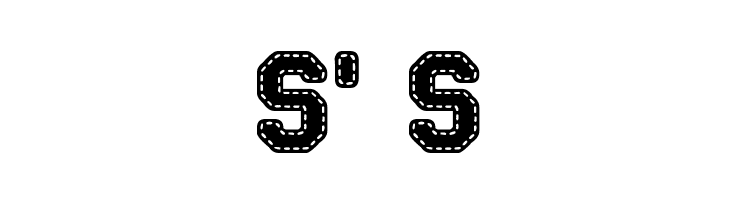 Stitch'n School Font