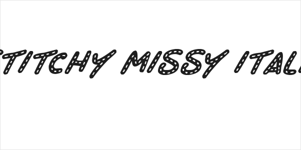 Stitchy Missy Italic Logo
