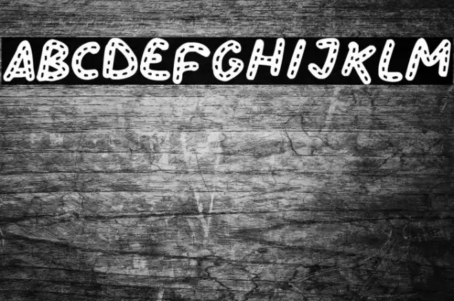 Stitchy Missy Font examples