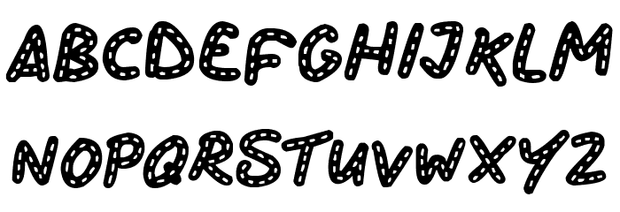 Stitchy Missy フォント 小文字