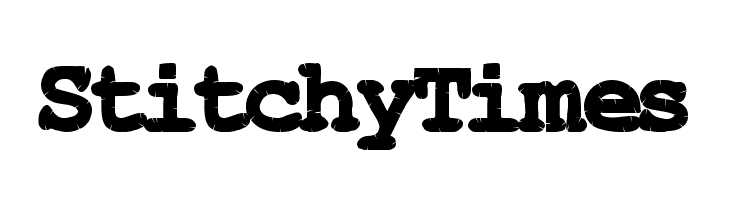 StitchyTimes Font