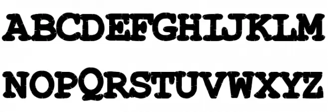StitchyTimes Шрифта ВЕРХНИЙ