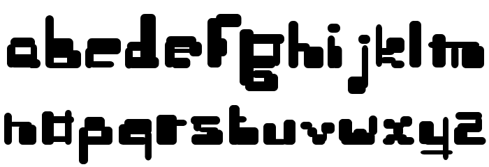 Stjärt Font LOWERCASE