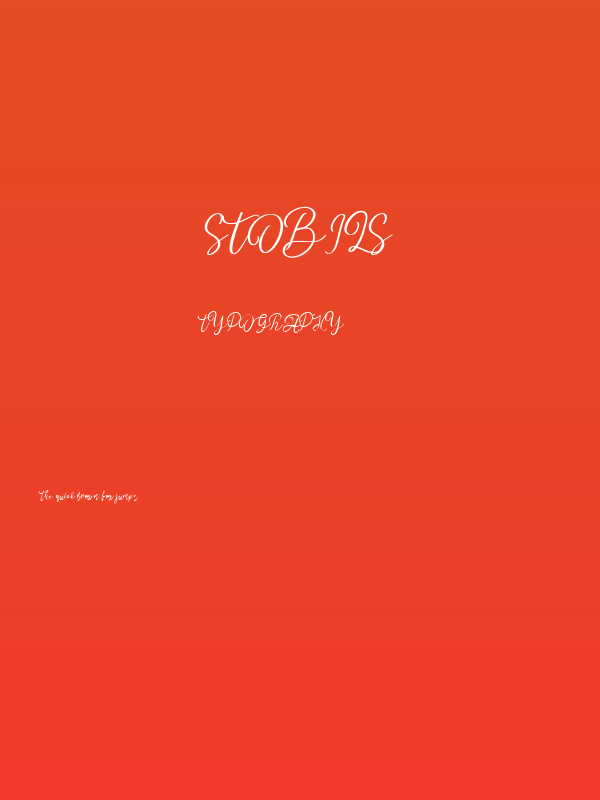 Stobils Poster