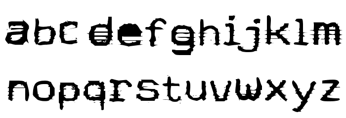 Stock Quote Schriftart Kleinbuchstaben