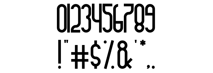 Stockard Regular Font OTHER CHARS
