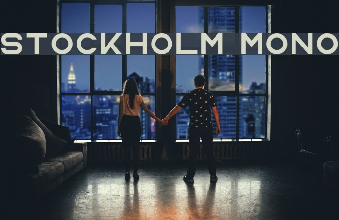 Stockholm Mono Font examples