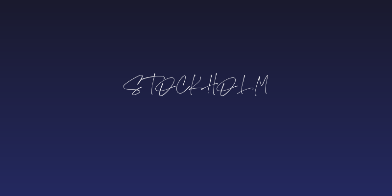 Stockholm Social Header