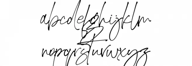 Stockholm Font LOWERCASE