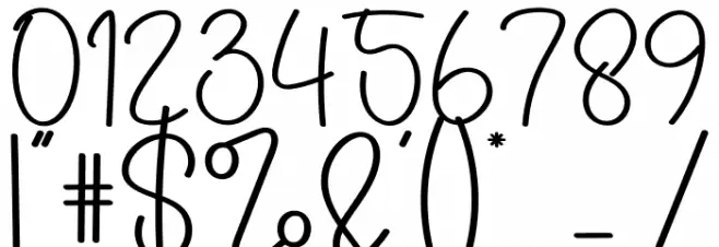 Stockingcute Schriftart Anderer Schreiben