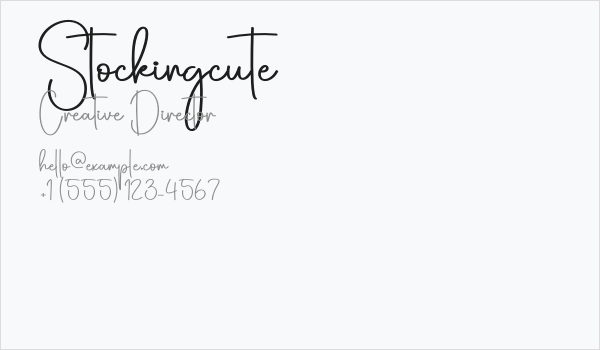 Stockingcute Business Card