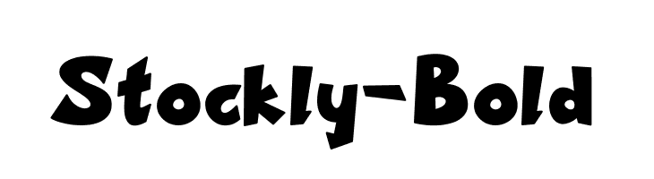 Stockly-Bold  Скачать бесплатные шрифты