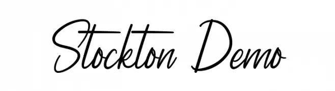 Stockton Demo  Скачать бесплатные шрифты