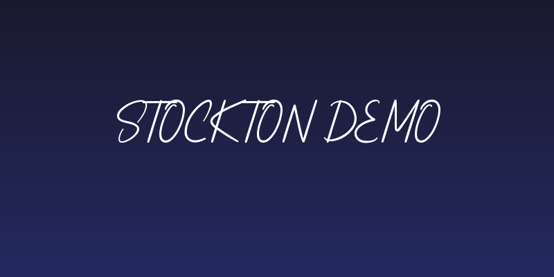 Stockton Demo Social Header