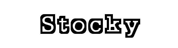 Stocky Font - FFonts.net