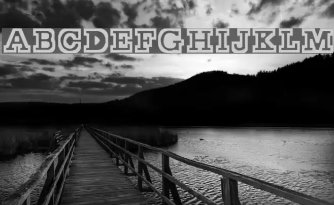 Stocky Schriftart examples