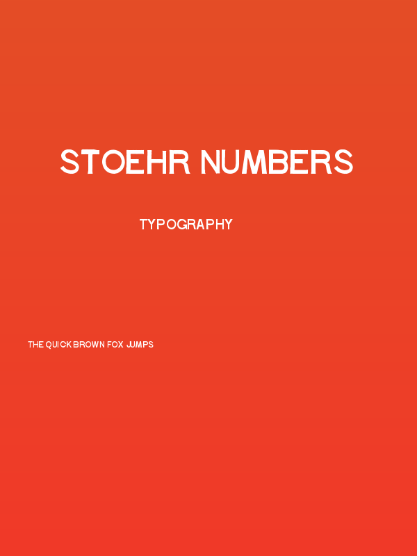 Stoehr numbers Poster