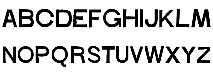 Stoehr numbers Font LOWERCASE