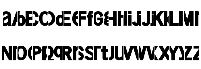 StoerungDisturbance Font LOWERCASE
