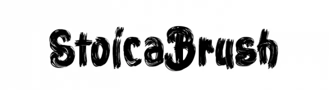 Stoica Brush  Frei Schriftart Herunterladen